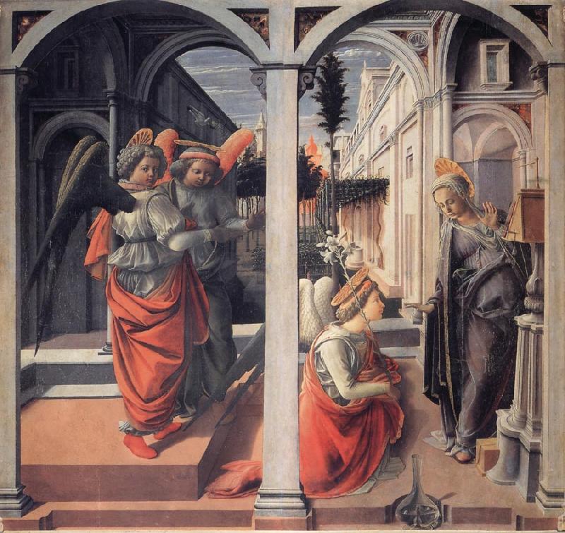 Fra Filippo Lippi The Annunciation oil painting picture